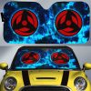 Kakashi Mangekyo Sharingan Car Sunshade Custom Anime Tie Dye Style