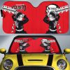 Kamado Tanjiro Car Sunshade Custom Demon Slayer Anime Car Accessories Manga Style For Fans