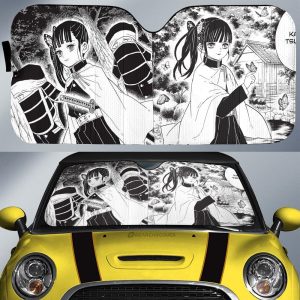 Kanao Car Sunshade Custom Kimetsu No Yaiba Manga Car Accessories