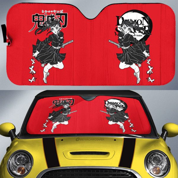 Kanao Tsuyuri Car Sunshade Custom Demon Slayer Anime Car Accessories Manga Style For Fans