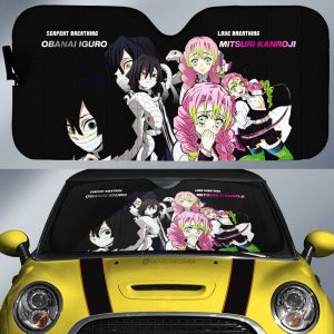 Kanroji And Obanai Car Sunshade Custom