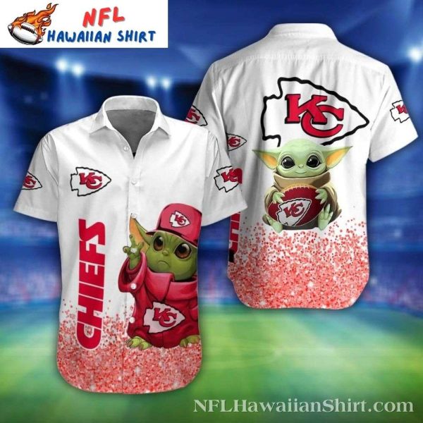 Kansas City Chiefs Baby Yoda Custom Name Hawaiian Shirt