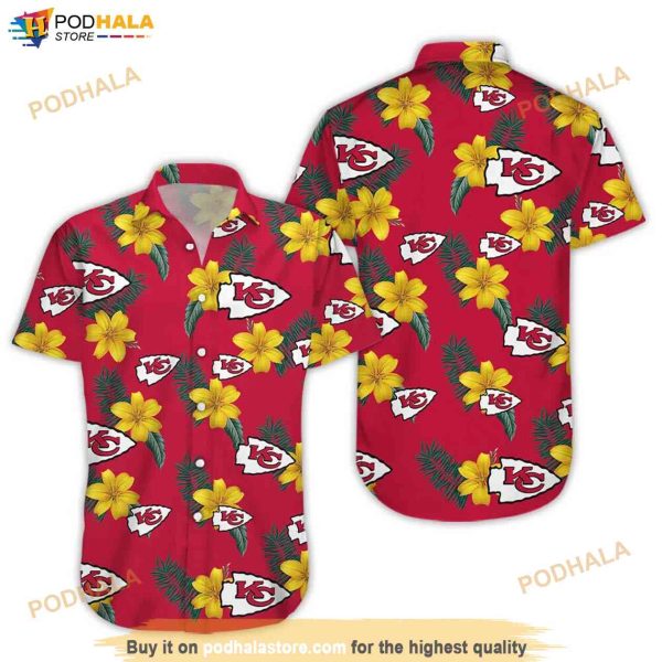 Kansas City Chiefs Hawaiian 3d Shirt