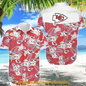 Kansas City Chiefs Hawaiian Shirt 3D Beach Vacation Gift For Fans