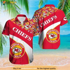 Kansas City Chiefs Logo Team Hawaiian Shirt