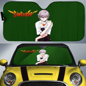 Kaworu Nagisa Car Sunshade Custom NGE Car Accessories