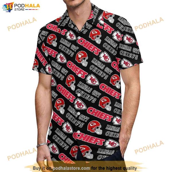 KC Chiefs Logo Men’s Hawaiian Shirt