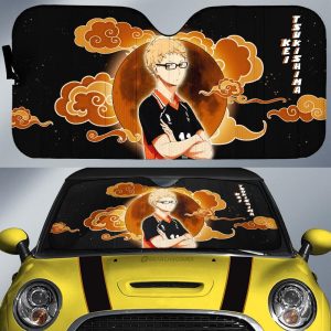 Kei Tsukishima Car Sunshade Custom For Haikyuu Anime Fans