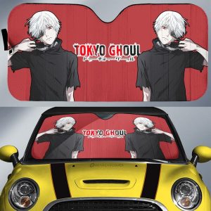 Ken Kaneki Car Sunshade Custom Main Tokyo Ghoul Anime Car Accessories