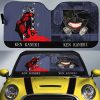 Ken Kaneki Car Sunshade Custom Tokyo Ghoul Anime Car Interior Accessories