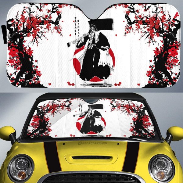 Kenpachi Zaraki Car Sunshade Custom Janpan Style Bleach Car Accessories