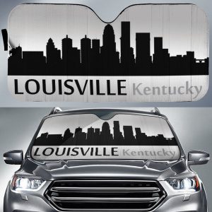 Kentucky Louisville Skyline Car Sunshade Custom Car Accessories