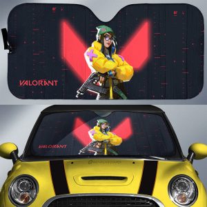 Killjoy Car Sunshade Custom Valorant Agent