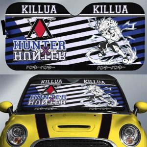 Killua Zoldyck Car Sunshade Custom Car Interior Accessories