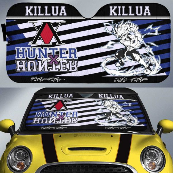 Killua Zoldyck Car Sunshade Custom Hunter x Hunter Anime Car Interior Accessories