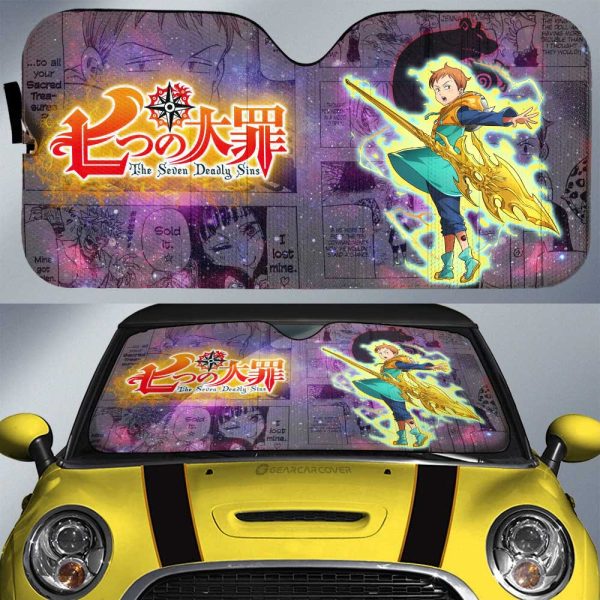 King Car Sunshade Custom Manga Galaxy Style