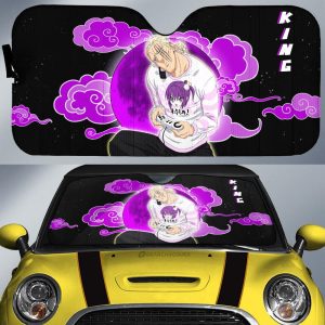 King Car Sunshade Custom One Punch Man Anime Car Accessories