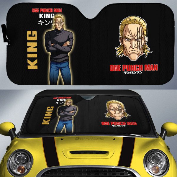 King Car Sunshade Custom One Punch Man Anime Car Interior Accessories