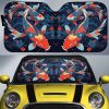 Koi Fish Car Sunshade Custom Car Accessories