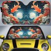 Koi Fish Car Sunshade Custom Car Accessories