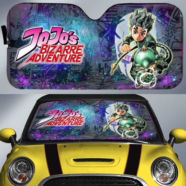 Kouichi Hirose Car Sunshade Custom JJBA Anime Car Accessories Galaxy Style