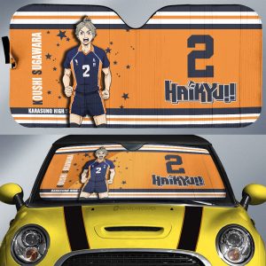 Koushi Sugawara Car Sunshade Custom Car Accessories