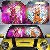 Krillin And Android 18 Car Sunshade Custom Dragon Ball Anime Car Accessories