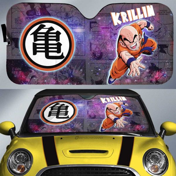 Krillin Car Sunshade Custom Car Accessories Manga Galaxy Style