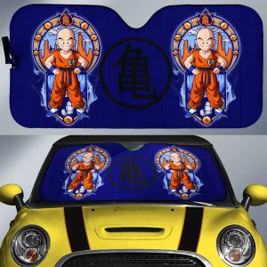 Krillin Car Sunshade Custom Car Interior Accessories