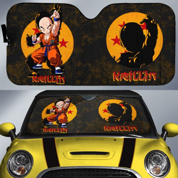 Krillin Car Sunshade Custom Dragon Ball Anime Car Interior Accessories