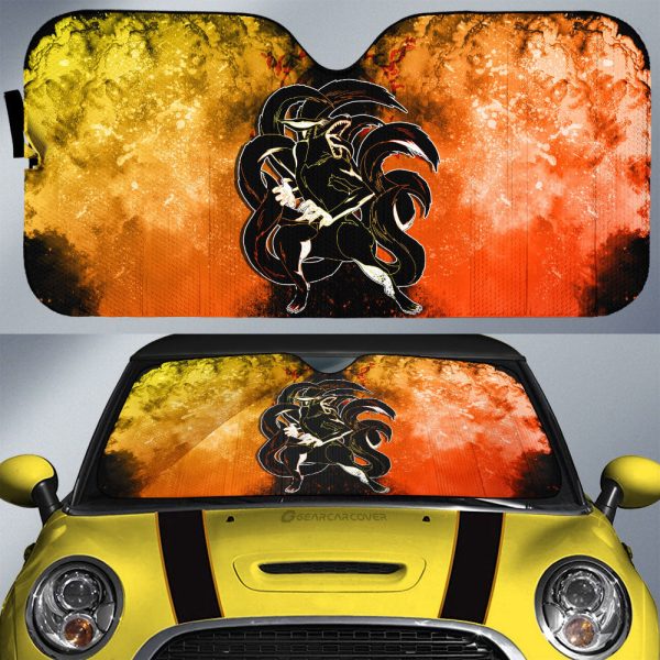 Kurama Car Sunshade Custom Anime Car Accessories