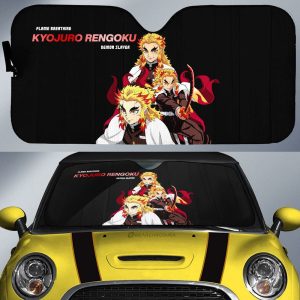 Kyojuro Rengoku Car Sunshade Custom