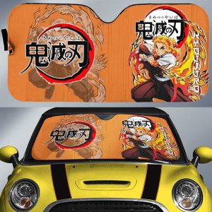 Kyoujuro Rengoku Car Sunshade Custom Car Accessories