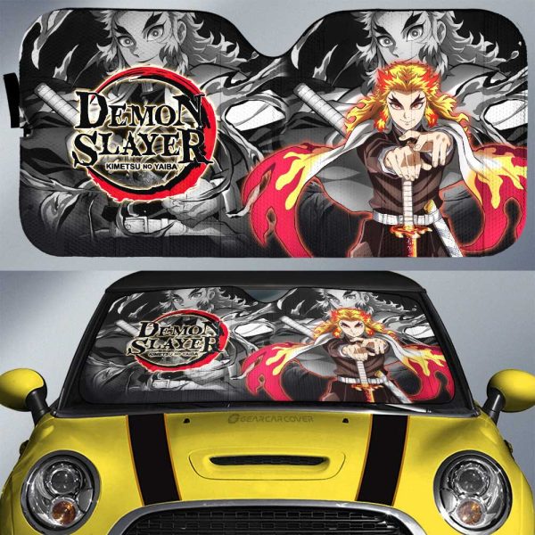 Kyoujurou Rengoku Car Sunshade Custom Car Accessories