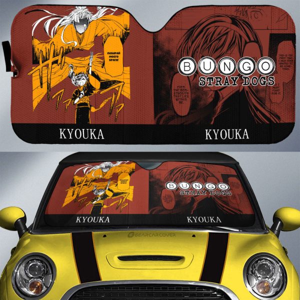 Kyouka Izumi Car Sunshade Custom Bungou Stray Dogs Anime Car Interior Accessories