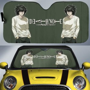 L Lawliet Car Sunshade Custom Death Note