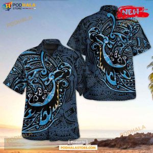 Lapras Polynesian Design Hawaiian Shirt