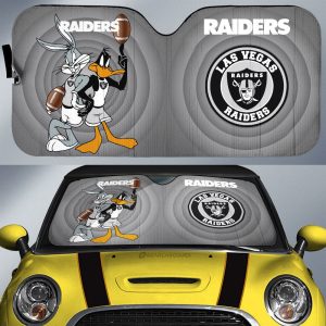 Las Vegas Raiders Car Sunshade Custom Car Accessories