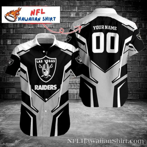 Las Vegas Raiders Customizable Men Hawaiian Shirt