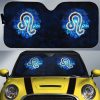 Leo Car Sunshade Custom Name Zodiac Car Interior Accessories