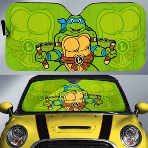 Leonardo Car Sunshade Custom Ninja Turtle Car Accessories