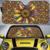 Leopard Sunflower Car Sunshade Custom Car Accessories