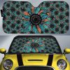 Leopard Sunflower Car Sunshade Custom Car Decoration