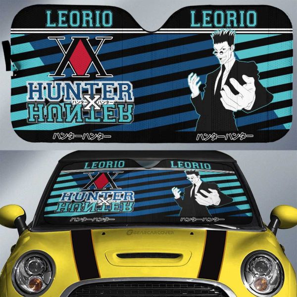 Leorio Paradinight Car Sunshade Custom Hunter x Hunter Anime Car Interior Accessories