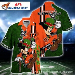 Leprechaun Luck Cincinnati Bengals Hawaiian Shirt – Irish Charm Bengals Aloha Shirt