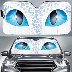 Light Fury Eyes Car Sunshade Custom How to Train Your Dragon Car Accessories