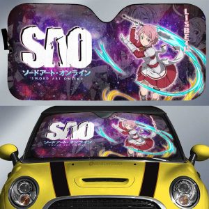 Lisbeth Car Sunshade Custom Manga Galaxy Style