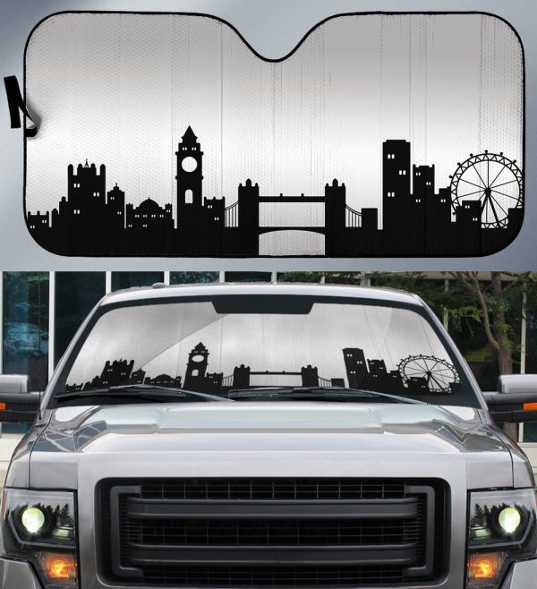 London Skyline Car Sunshade Custom Car Accessories