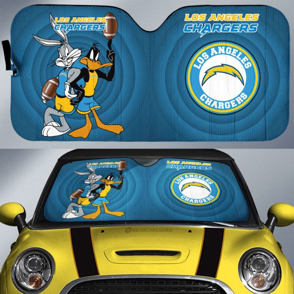 Los Angeles Chargers Car Sunshade Custom Car Accessories