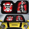 Luffy x Zoro Car Sunshade Custom One Piece Anime Car Interior Accessories